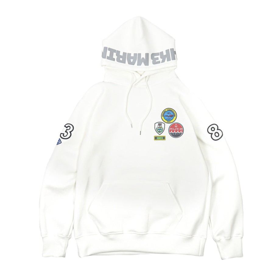 Apparel L4K3 | L4K3 Muta Light Bonding Hoodie (White)