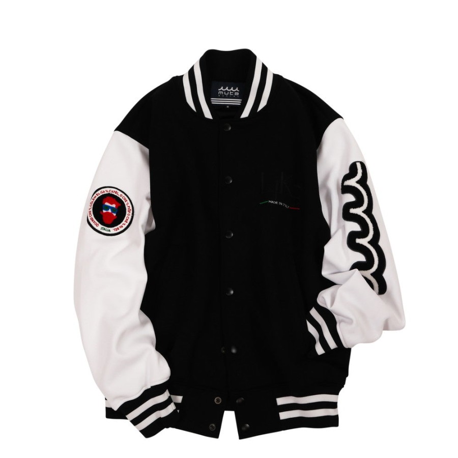 Item L4K3 | L4K3 Muta Stadium Jumper (Black/White)