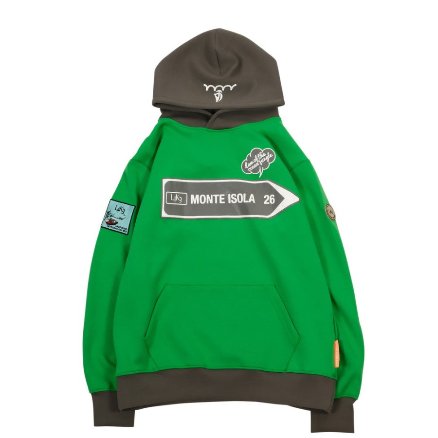 Item L4K3 | L4K3 Muta Light Bonding Hoodie (Green)