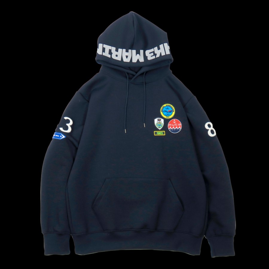 Apparel L4K3 | L4K3 Muta Light Bonding Hoodie (Navy)