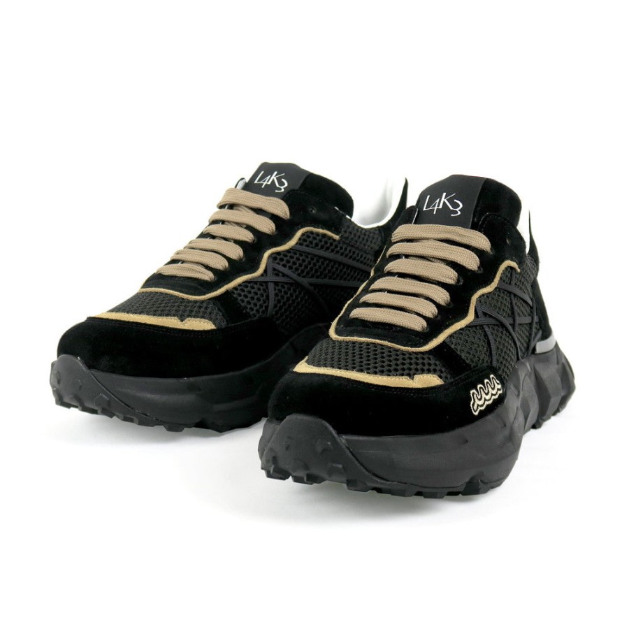 Item L4K3 | L4K3 L4K3 X Muta 2023 Sneakers (Black) F65Mu