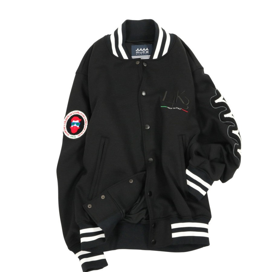 Item L4K3 | L4K3 Muta Stadium Jumper (Black/Black)