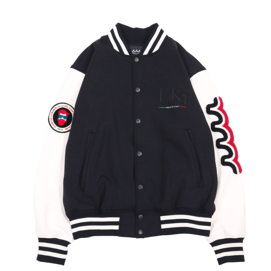 Item L4K3 | L4K3 Muta Stadium Jumper (Navy/White)